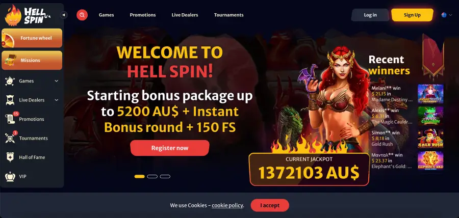 How to deposit with PayID at HellSpin