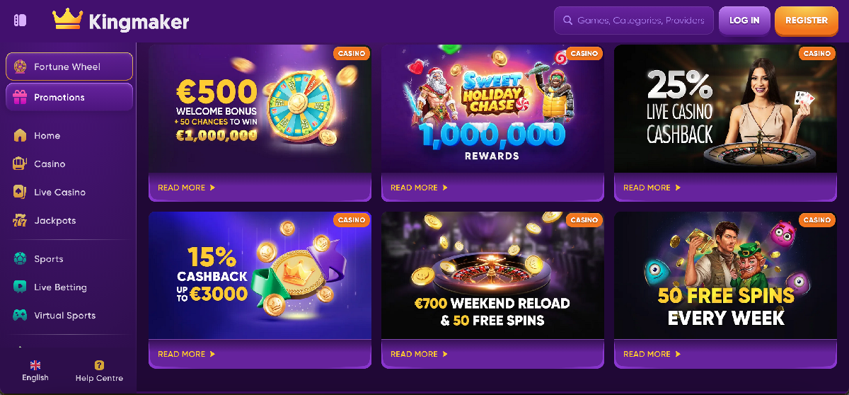 Kingmaker casino deposits and withdrawals using AUD payments