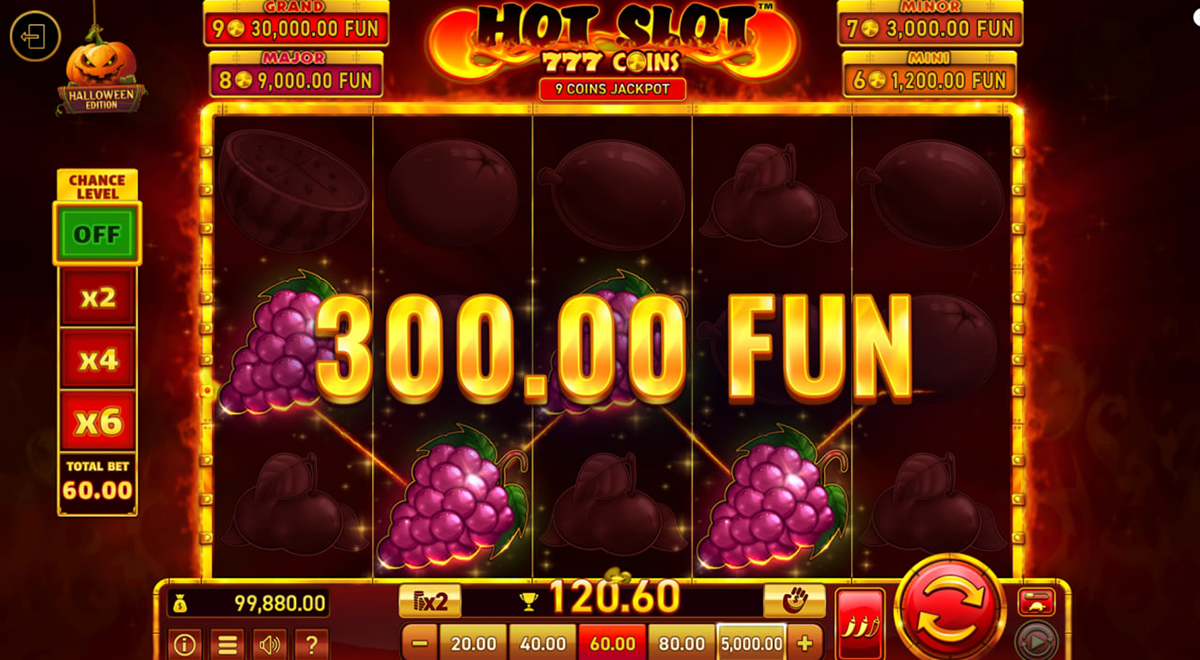 Hot Slot: 777 Coins Halloween Edition mobile play