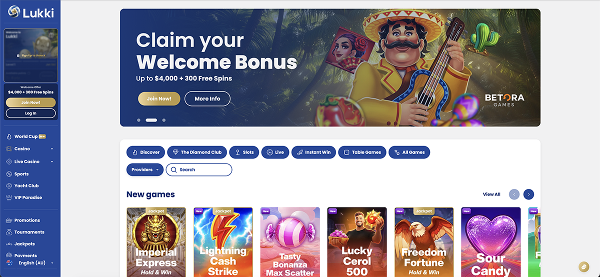 Lukki casino overview for Australian players