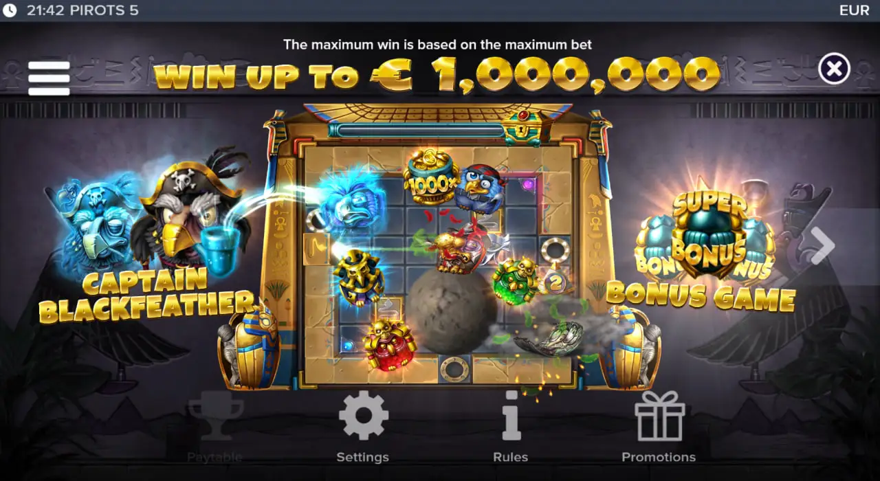How and where to play Pirots 5 online pokie