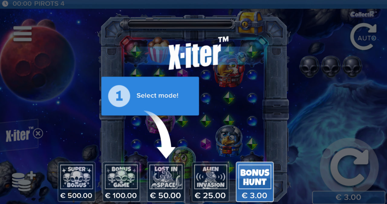 Step-by-step guide on how to start playing Pirots 4 online